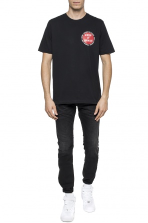 T-shirt with a print and inscriptions, zdjęcie 2 T-shirt with a print and inscriptions od Diesel